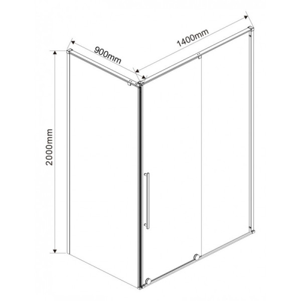 Душевой уголок Vincea Arno VSR-1A 1400х900х2000 стекло прозрачное, профиль хром (VSR-1A9014CL) Душевой уголок Vincea Arno VSR-1A 1400х900х2000 стекло прозрачное, профиль хром (VSR-1A9014CL)