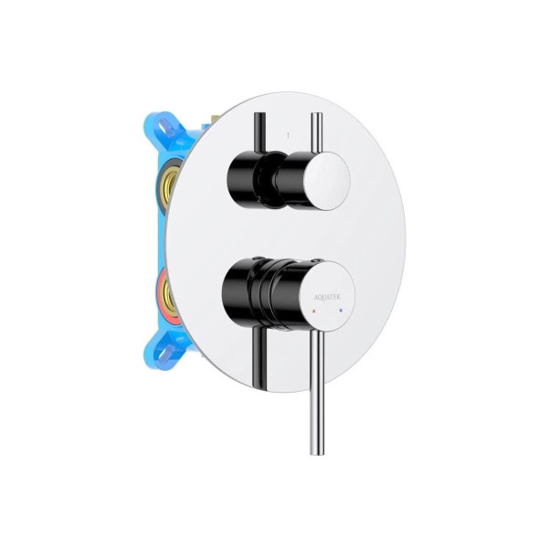 Смеситель для ванны и душа Aquatek Европа хром (AQ1347CR) Смеситель для ванны и душа Aquatek Европа хром (AQ1347CR)