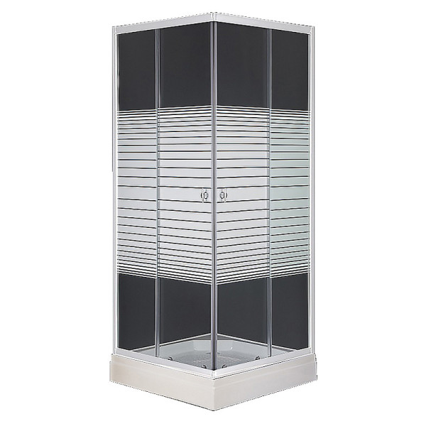 Душевой уголок Loranto Sunway 90х90х195 поддон 13 см, стекло узорчатое, , профиль хром (CS-8024S) Душевой уголок Loranto Sunway 90х90х195 поддон 13 см, стекло узорчатое, , профиль хром (CS-8024S)