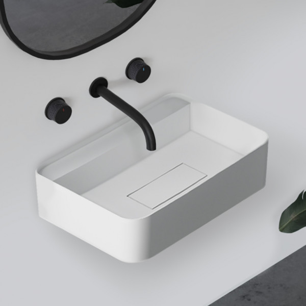 Раковина подвесная Abber Stein 500x400 белый матовый (AS2626) Раковина подвесная Abber Stein 500x400 белый матовый (AS2626)