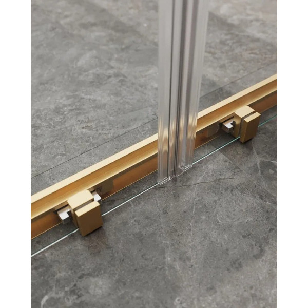 Душевая дверь Cezares Molveno 170x195 стекло прозрачное, профиль брашированное золото (MOLVENO-BF-2-170-C-BORO-IV) Душевая дверь Cezares Molveno 170x195 стекло прозрачное, профиль брашированное золото (MOLVENO-BF-2-170-C-BORO-IV)