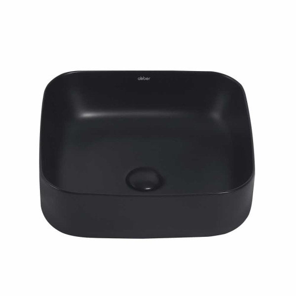 Раковина накладная Abber Rechteck черная матовая (AC2211MB)