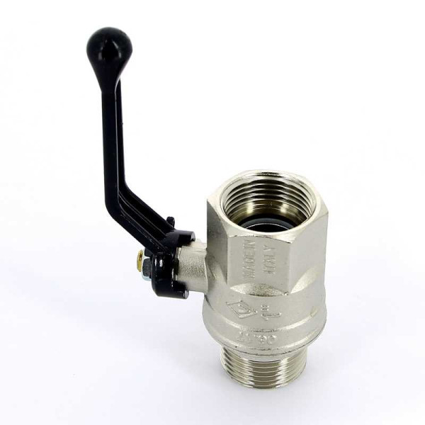 Кран Bugatti 1" ВН шаровый New Jersey 915 (черная ручка) (09150005) Кран Bugatti 1" ВН шаровый New Jersey 915 (черная ручка) (09150005)