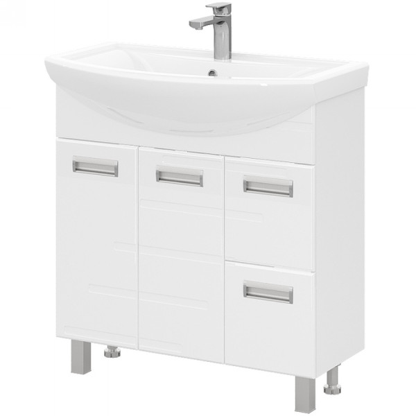 Тумба напольная Volna Joli 776x800 белая (tnJOLI80.2D.2Y-01) Тумба напольная Volna Joli 776x800 белая (tnJOLI80.2D.2Y-01)