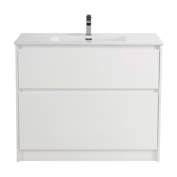 Тумба напольная BelBagno Kraft 1000x460x830 Bianco Opaco/матовый (KRAFT-1000-2C-PIA-BO)