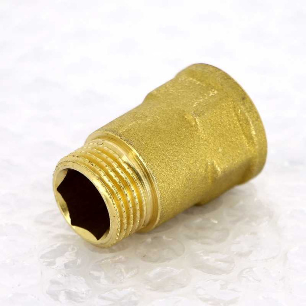 Удлинитель шестигранный 1/2"х10 мм. Tiemme (латунь) (1500156 / 1220G001004) Удлинитель шестигранный 1/2"х10 мм. Tiemme (латунь) (1500156 / 1220G001004)
