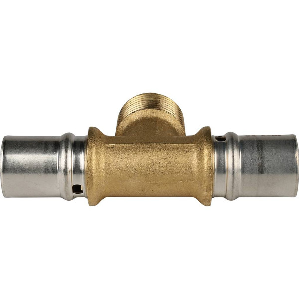 Тройник 20x3/4"Нx20 Stout (пресс) (SFP-0008-203420)