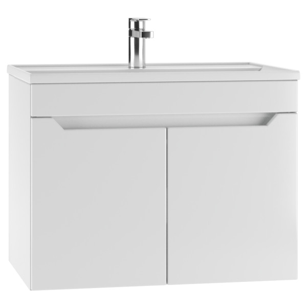 Тумба под умывальник Фостер 70 Мечта без ящика подвесная Айсберг Домино (DM2324T)