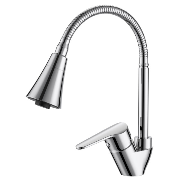 Смеситель для кухни Voda Breeze хром (BZ519flex)