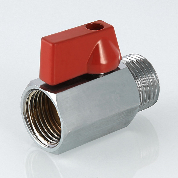 Кран 1/2" ВН шаровый Valtec MINI (красная ручка) VT.331.N.04 Кран 1/2" ВН шаровый Valtec MINI (красная ручка) VT.331.N.04
