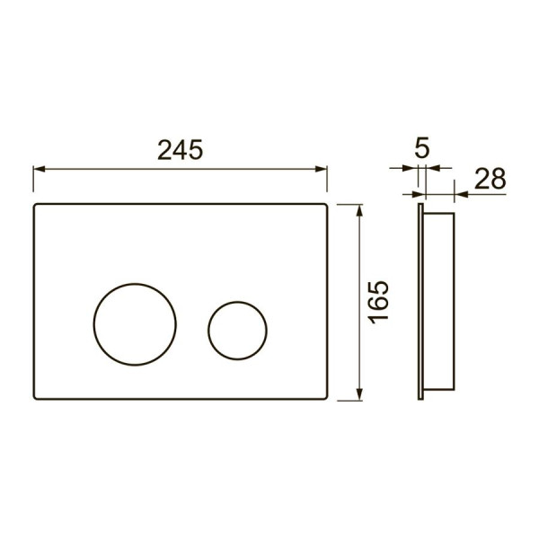 Инсталляция Base с клавишей смыва LT TECEspring хром глянцевый (S401111)