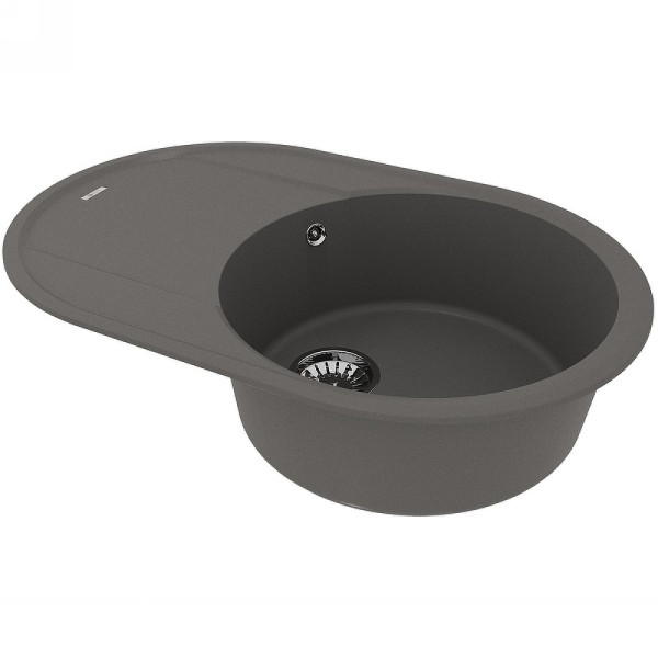 Мойка для кухни врезная Lemark Lacha 760 760x500 серый шелк (9910059)