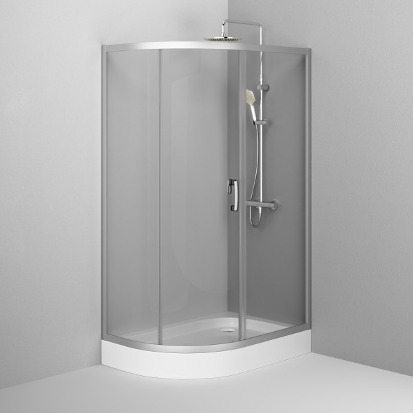 Душевой уголок AM.PM Like 120х80x190 стекло матовое, профиль хром (W83UG-302U120MT)