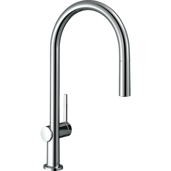 Смеситель для кухни Hansgrohe Zesis M33 хром, с видвижным изливом (74803800)