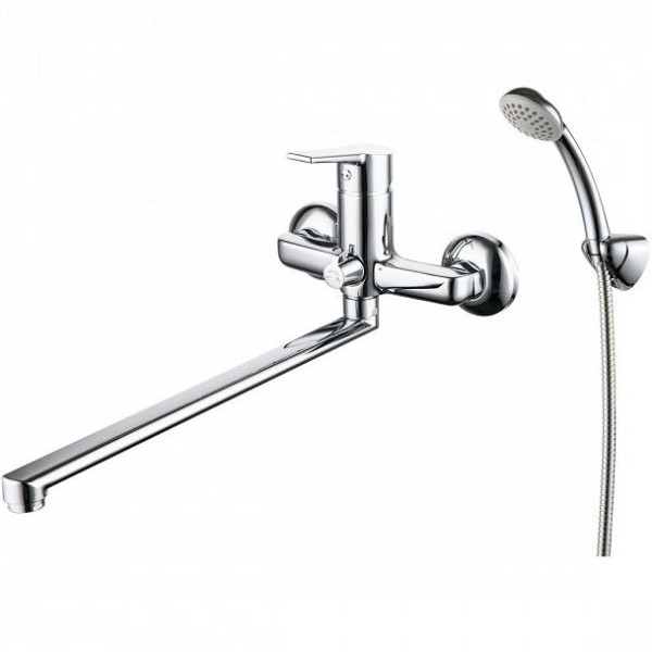 Смеситель для ванны и душа Milardo Stripe с душевым комплектом, хром (STRSB02M10)