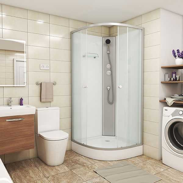 Душевая кабина Niagara 900*900*2150 стекло матовое, профиль хром (NG-4301)