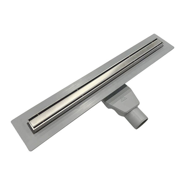 Лоток пластиковый MCH щелевой SLIM LINE решетка и рамка НЕРЖ 500х3,5мм, поворотный сифон D50 Лоток пластиковый MCH щелевой SLIM LINE решетка и рамка НЕРЖ 500х3,5мм, поворотный сифон D50