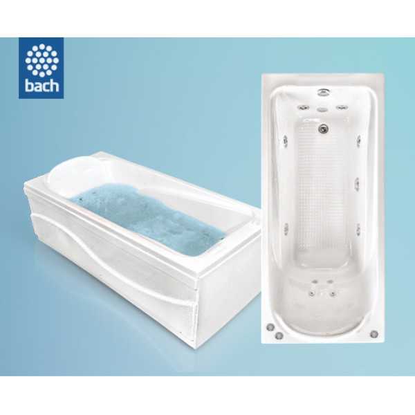 Ванна гидромассажная и аэромассажная Bach Виктория170х77 система 4А (г/м 6 форсунок, спинной массаж 4 форсунки, аэро массаж 10 форсунок) Ванна гидромассажная и аэромассажная Bach Виктория170х77 система 4А (г/м 6 форсунок, спинной массаж 4 форсунки, аэро массаж 10 форсунок)