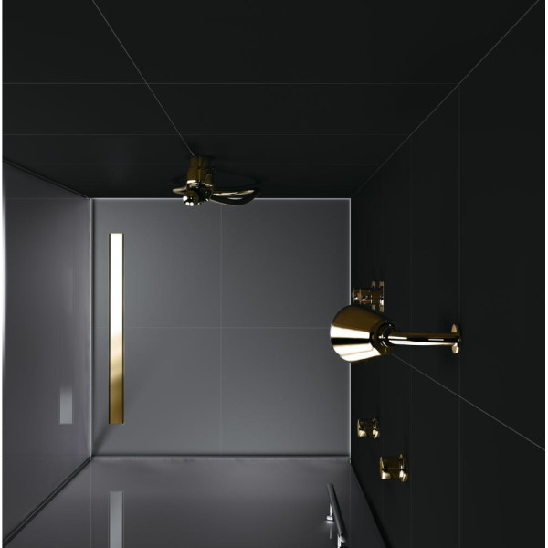 Желоб Berges водосток В1 Keramik 800, золото глянец, S-сифон D50 H60 боковой (092119) Желоб Berges водосток В1 Keramik 800, золото глянец, S-сифон D50 H60 боковой (092119)