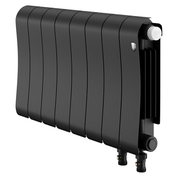 Радиатор биметаллический Royal Thermo Infinity 300 Noir Sable VR80 (8 секций) Чёрный (RTINSVR8030008) Радиатор биметаллический Royal Thermo Infinity 300 Noir Sable VR80 (8 секций) Чёрный (RTINSVR8030008)
