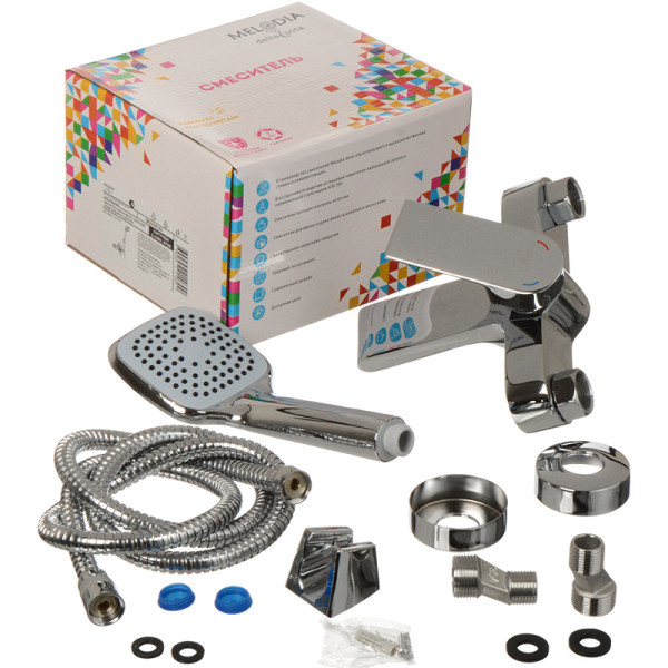 Смеситель для ванны и душа Melodia della vita Waltz хром (MDV30140) Смеситель для ванны и душа Melodia della vita Waltz хром (MDV30140)