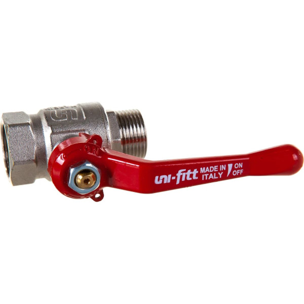 Кран 3/4" ВН шаровый Uni-Fitt Etalon (ГОСТ, красная ручка) 111L3000 Кран 3/4" ВН шаровый Uni-Fitt Etalon (ГОСТ, красная ручка) 111L3000