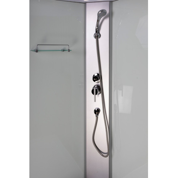 Душевая кабина Eco 90x90 стекло матовое, профиль хром матовый (E90/40/MT/BK) Душевая кабина Eco 90x90 стекло матовое, профиль хром матовый (E90/40/MT/BK)