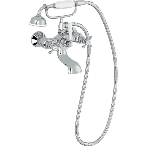 Смеситель для ванны и душа Jacob Delafon Cleo с душевым комплектом хром (E24313-CP)
