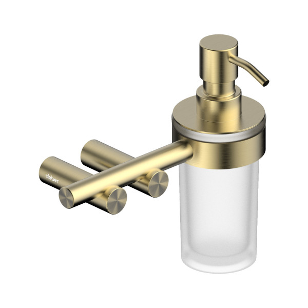 Диспенсер с держателем Abber Osten 316 золото брашированное (AA1859BG)