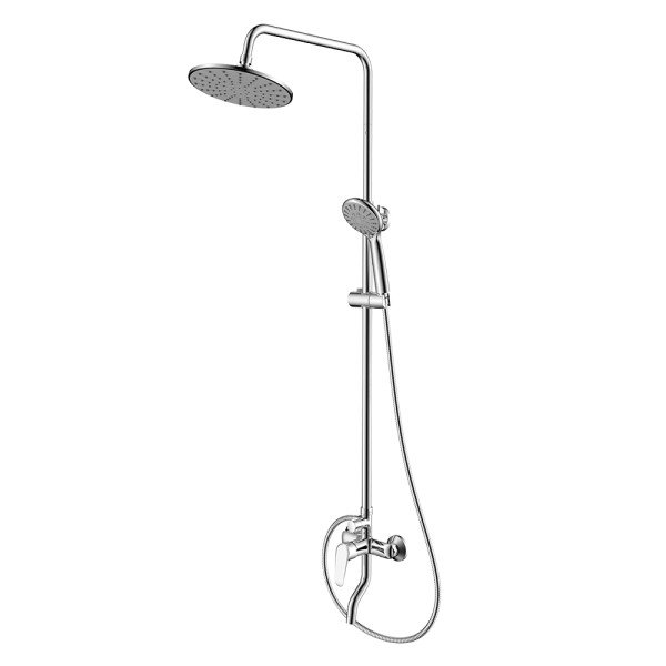 Душевая система Dorff Prime с душевым набором хром, серый (D0740900)
