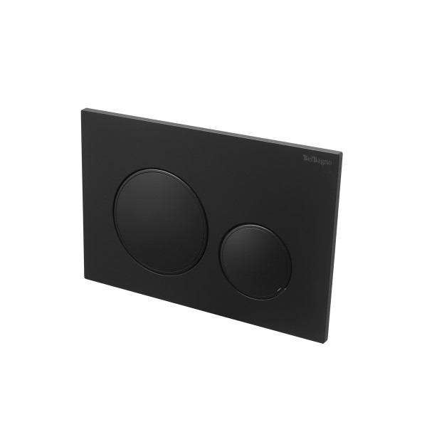 Клавиша смывная BelBagno черный матовый (BB-17C-NERO.M) Клавиша смывная BelBagno черный матовый (BB-17C-NERO.M)