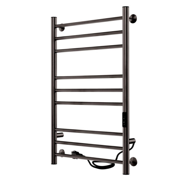 Полотенцесушитель электрический Indigo Line Trinity 800x500 таймер, унив.подкл.RxL, Gun Metal (LСLTE80-50GNSRt)