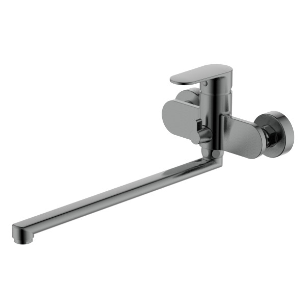 Смеситель для ванны и душа Aquatek Ника оружейная сталь (AQ1842BGM) Смеситель для ванны и душа Aquatek Ника оружейная сталь (AQ1842BGM)