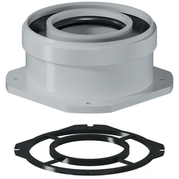 Адаптер вертикальный конденсационный Okseler с прокладкой D60/100 (Immergas) (oks00015)