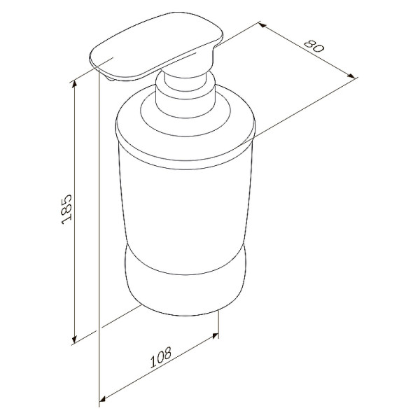 Дозатор для жидкого мыла AM.PM Sensation (A3031900) Дозатор для жидкого мыла AM.PM Sensation (A3031900)