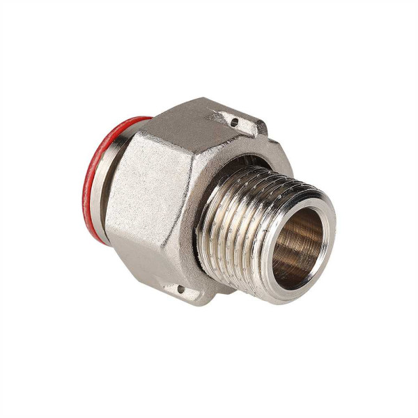 Сгон с накидной гайкой 3/4"х1" Valtec (никель) (VTr.611.N.0005) Сгон с накидной гайкой 3/4"х1" Valtec (никель) (VTr.611.N.0005)