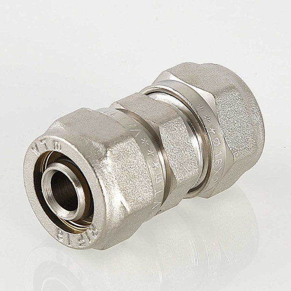 Соединение прямое 20*16 Valtec (обжим) (VTm.303.N.002016) Соединение прямое 20*16 Valtec (обжим) (VTm.303.N.002016)