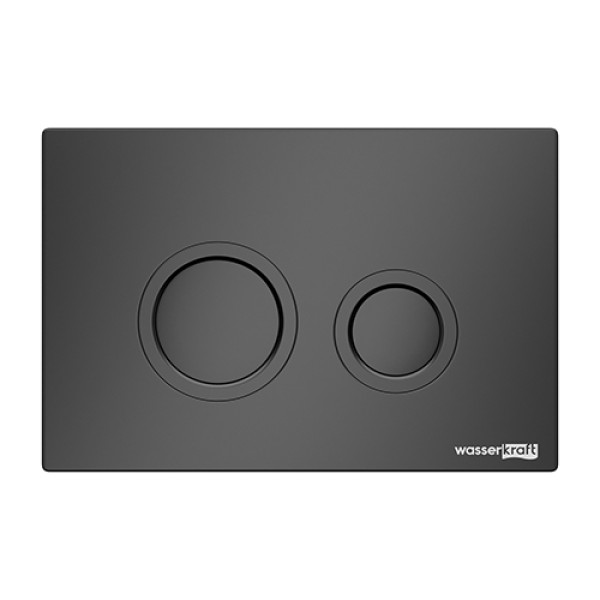 Инсталляция для унитаза WasserKRAFT Glan с клавишей смыва черная матовая (66TLT.010.ME.BL.MB01)