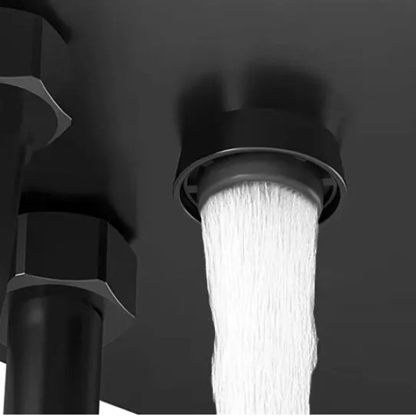 Душевая система термостатическая на четыре режима Rea Rob Gold (REA-P6625)