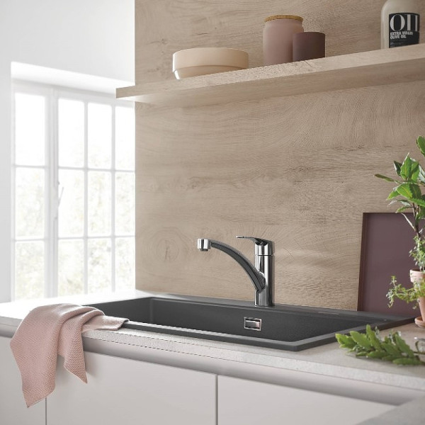 Смеситель для кухни Grohe Eurosmart хром (33281003) Смеситель для кухни Grohe Eurosmart хром (33281003)
