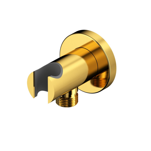 Подключение шланговое Y Whitecross с держателем золото (Y1005GL)