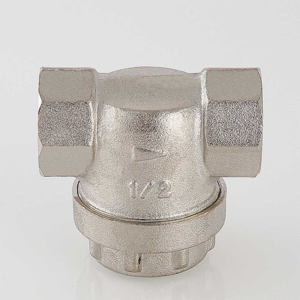Фильтр прямой 3/4" ВВ 300 мкр. Valtec никель (VT.388.N.05) Фильтр прямой 3/4" ВВ 300 мкр. Valtec никель (VT.388.N.05)
