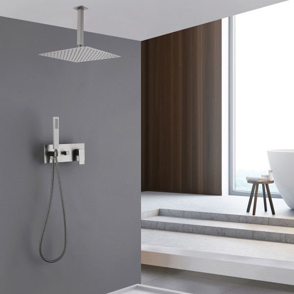 Душевая система Abber Daheim  сатин (AF8221SP)