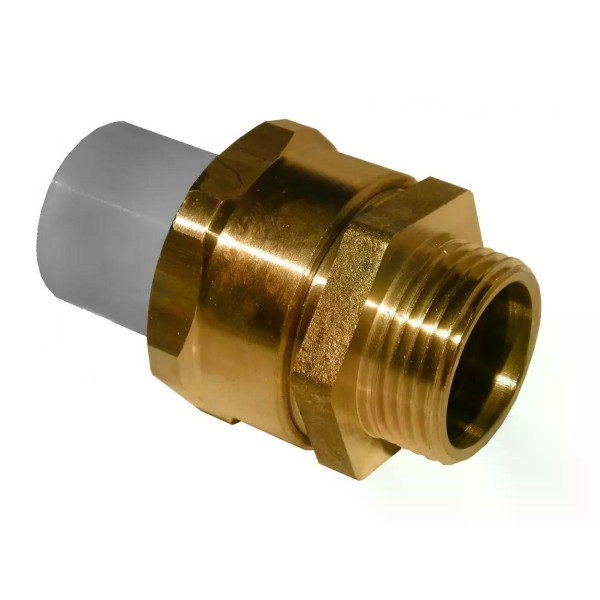 Сгон HP-Trend PP-R 25x3/4"Н (латунь, серый) (95402)