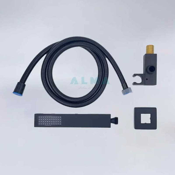 Душевая система ALMAes Elbe черная матовая (TVZ-0811) Душевая система ALMAes Elbe черная матовая (TVZ-0811)