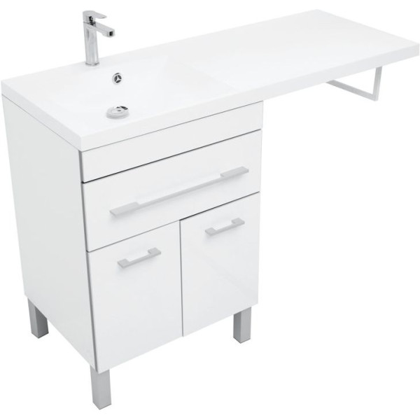 Тумба напольная Aquanet Верона 58 474х570х832 1 ящик, 2 двери, белая (182507) Тумба напольная Aquanet Верона 58 474х570х832 1 ящик, 2 двери, белая (182507)