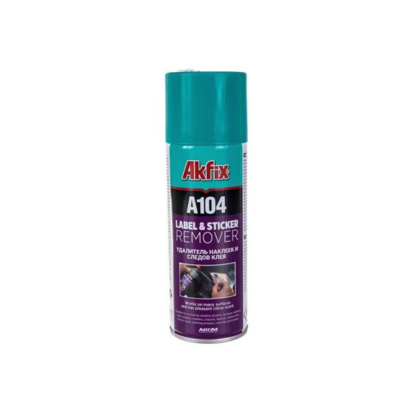 Очиститель наклеек Akfix A104, 200 мл. (YAC104)