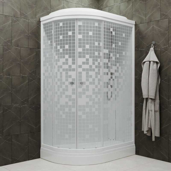 Душевая кабина Triton Коралл A 120х80 стекло мозаика ДН4 правая