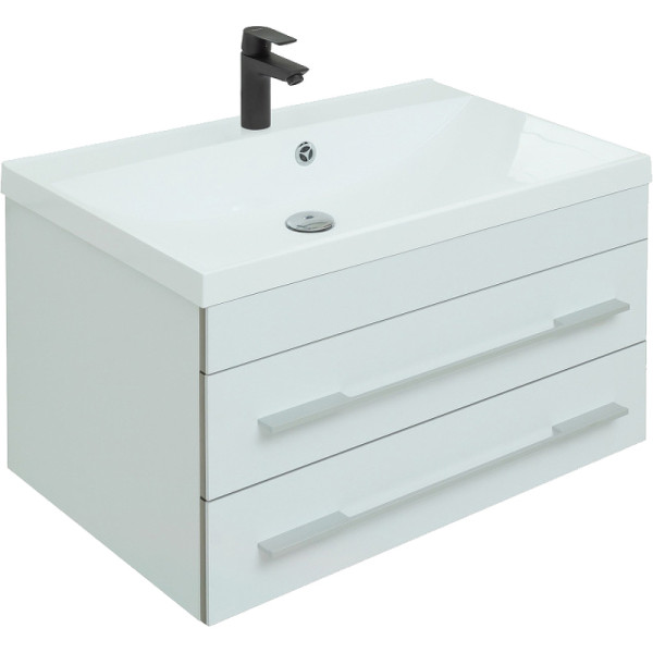 Тумба подвесная Aquanet Верона 75 New белый матовый (00272422)