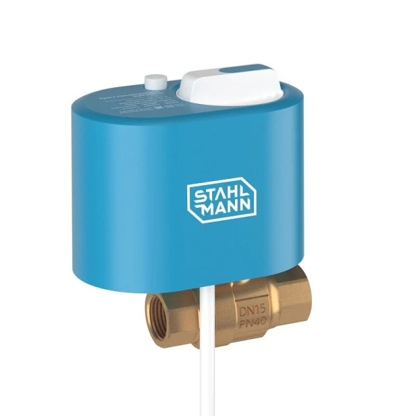 Кран шаровой с электроприводом Stahlmann 1" 12В (2282754)